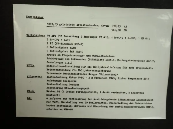 NFWL 14 Fotoalbum Cottbus NVA Luftwaffe 1978 Jugendobjekt TAFS 2010