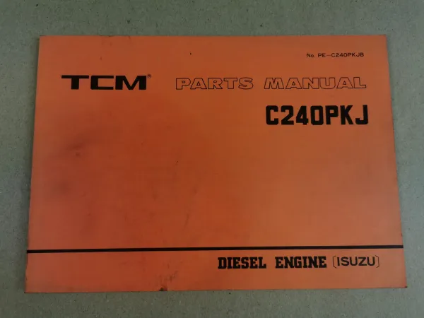 Nissan C240PKJ Engine Parts List TCM FD FHD SD 10 12 15 18 20 23 25 28 30