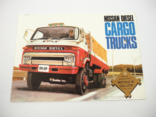 Nissan CK CW Diesel Cargo Truck LKW Prospekt Brochure 1960er Jahre