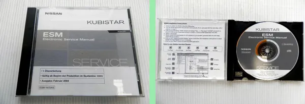 Nissan Kubistar X76 ab 09/2003 Werkstatthandbuch Electronic Service Manual CD