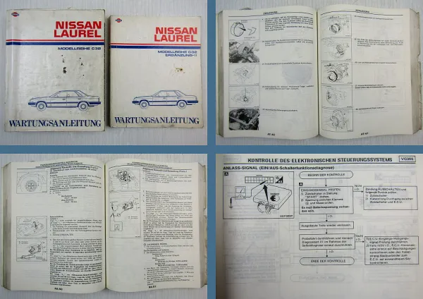 Nissan Laurel C32 Werkstatthandbuch Wartungsanleitung ab 1985 1987