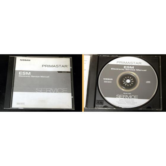 Nissan Primastar X83 original Werkstatthandbuch Reparaturanleitung auf CD 2002