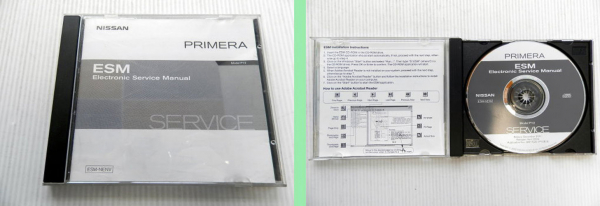 Nissan Primera P12 original Werkstatthandbuch Reparaturanleitung auf CD 2001-02