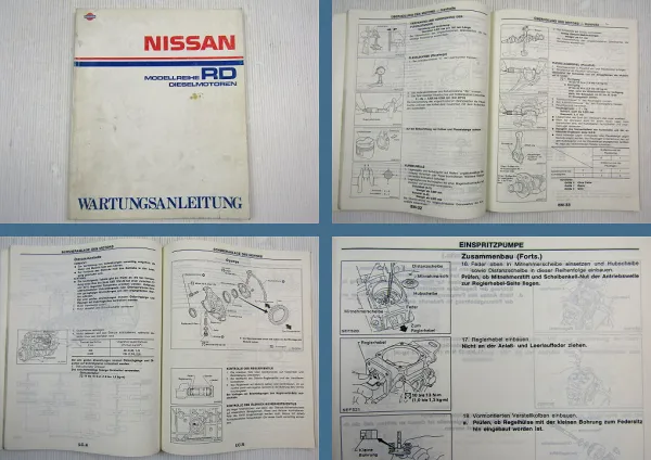 Nissan RD Dieselmotor Laurel C32 Werkstatthandbuch 1987