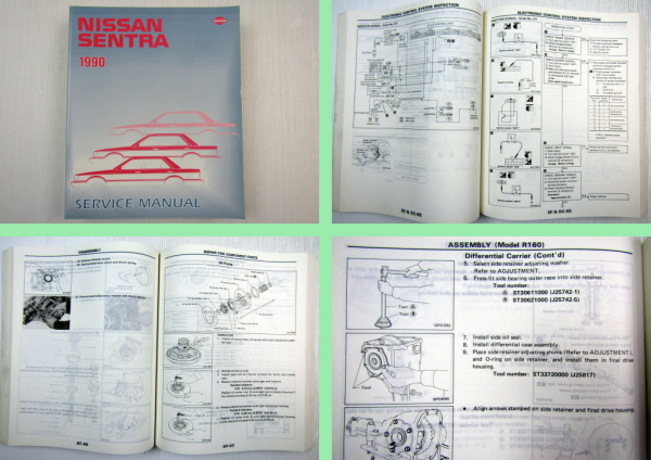 Nissan Sentra 1990 Werkstatthandbuch Service Manual