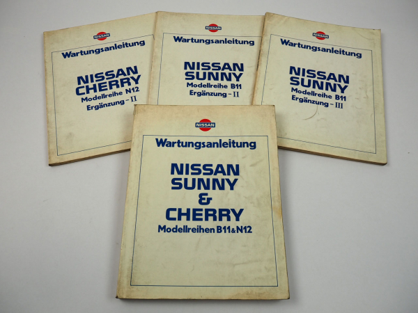Nissan Sunny Cherry B11 N12 Werkstatthandbuch Wartungsanleitung 1982 - 1985