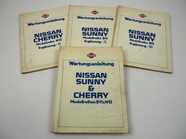 Nissan Sunny Cherry B11 N12 Werkstatthandbuch Wartungsanleitung 1982 - 1985