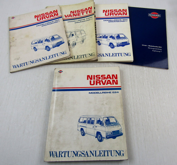 Nissan Urvan E24 ab 1987 - 1994 Werkstatthandbuch Wartungsanleitung
