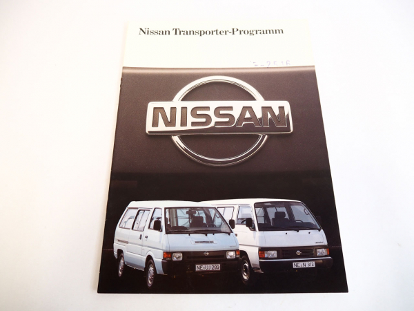 Nissan Urvan Vanette Transporter Programm PKW Prospekt 1990