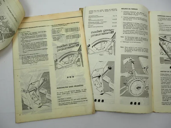 Nodet Gougis Pneumasem II Sämaschine Betriebsanleitung Ersatzteilliste 1978
