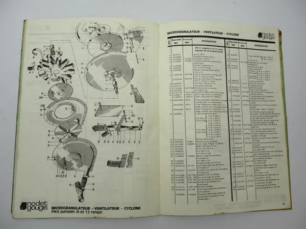 Nodet Gougis Pneumasem II Sämaschine Betriebsanleitung Ersatzteilliste 1978
