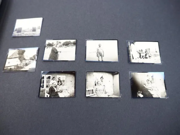 Nodseebad Wyk a. Föhr Fotoalbum mit 16 AK Hafen Dampfer Luftaufnahme 30/40er J