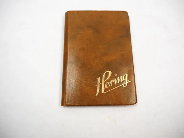 Notizbuch Werbung Hering Ronneburg Sachsen Räder f. Auto & Militärfahrzeuge 1915