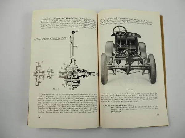 NSU 5/25 PS Motorwagen PKW Neckarsulm Bedienungsanleitung Wartung 1928