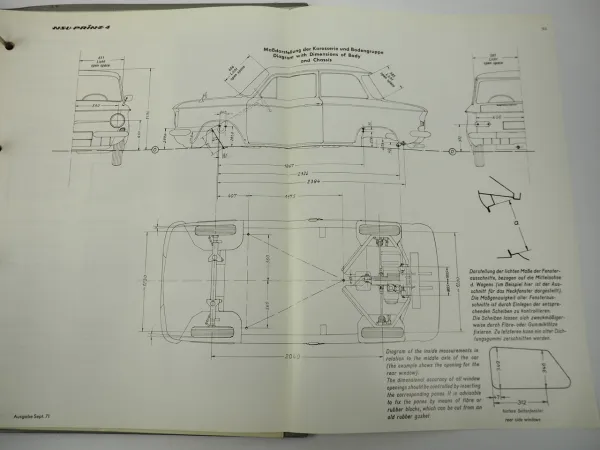 NSU Prinz 1 2 3 4 Sport Prinz Reparaturhandbuch Repair Manual Werkstatthandbuch