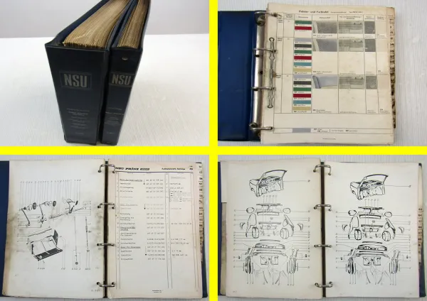 NSU Prinz 1000L Ersatzteilkatalog 1964 - 1968 + Preisliste Ersatzteile bis 1970