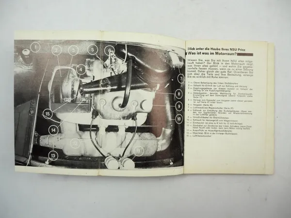 NSU Prinz 4 Sport Soforthelfer Dieter Korp Werkstatthandbuch Reparatur 1968