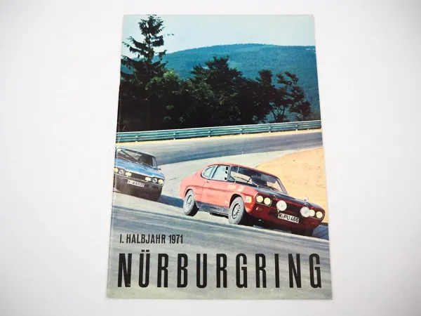 Nürburgring 1. Halbjahr 1971 Motorsport Motorrad Autorennen Broschüre Zeitschrift