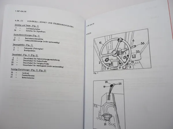 O&K E12 E15 Gabelstapler Bedienungsanleitung Betriebsanleitung zum Flurförderfahrzeug