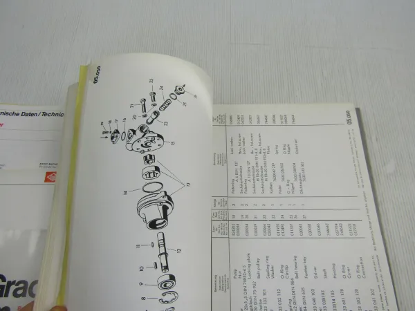 O&K G12 Grader Ersatzteilliste Betriebsanleitung Schaltplan Elektrik Hydraulik