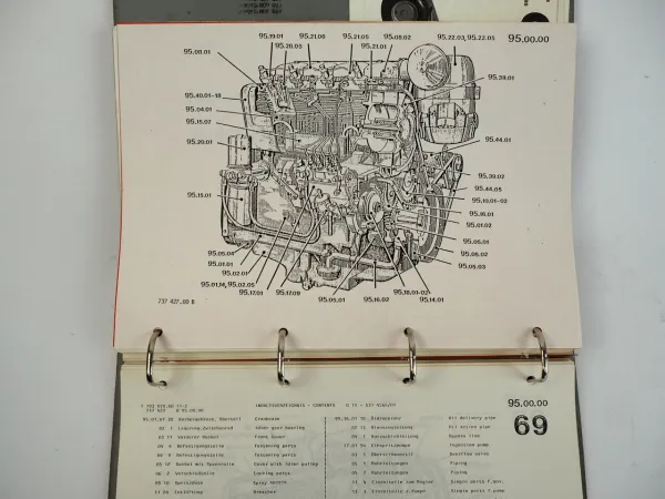 O&K G15 Grader Ersatzteilliste Spare Parts List 1985