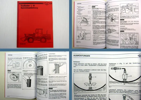 O&K L10 Radlader Betriebsanleitung 1989