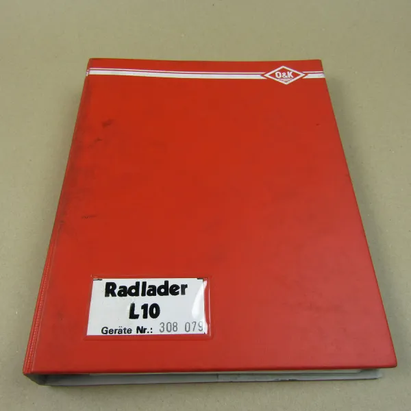 O&K L10 Radlader Ersatzteilliste Schaltplan Elektrische Anlage Spare parts List