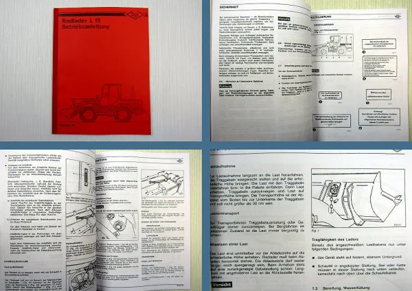 O&K L12 Radlader Betriebsanleitung
