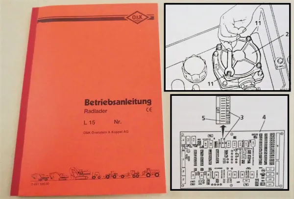 O&K L15 Betriebsanleitung Wartung Bedienungsanleitung 1994