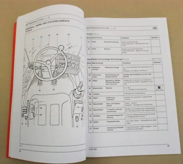 O&K L15 Betriebsanleitung Wartung Bedienungsanleitung 1994