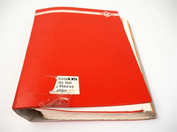O&K L15 Ersatzteilkatalog Parts Catalogue Pieces de rechange