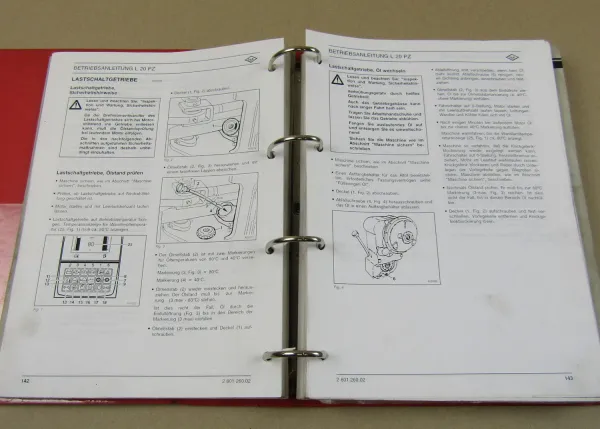 O&K L20 PZ Betriebsanleitung Wartung Instandhaltung Ersatzteilkatalog 2000