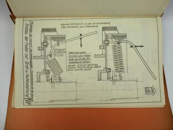 O&K L201 Luft Diesel Raupenbagger Betriebsanleitung 1950er Jahre