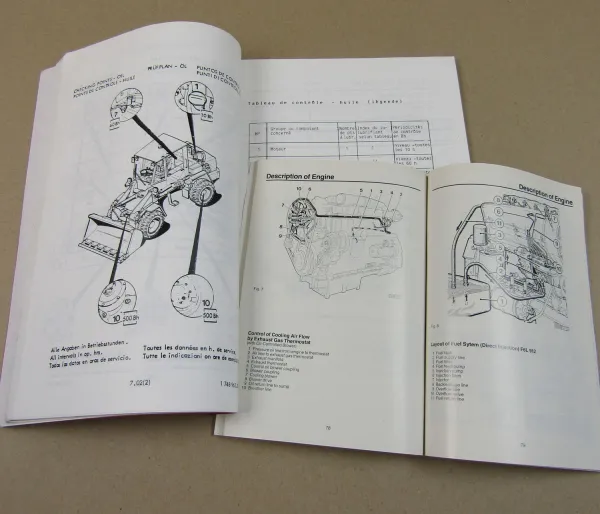 O&K L6 Entretien + Deutz F3L 912 Engine Operation Manual