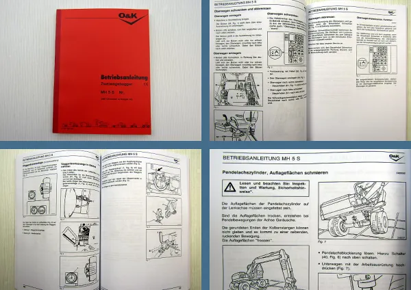 O&K MH5S Zweiwegebagger Betriebsanleitung