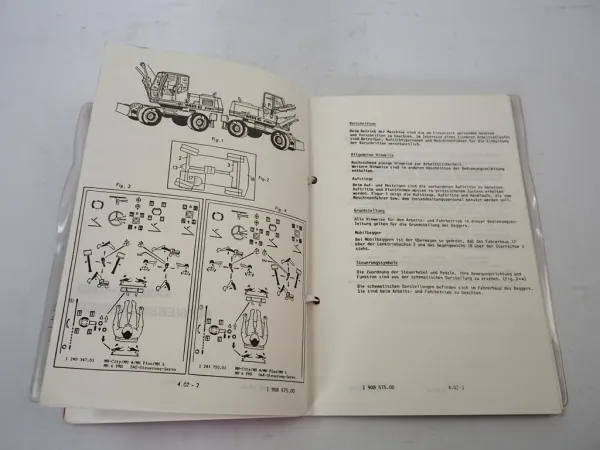 O&K MH6 PMS Bagger Bedienungsanleitung Betriebsanleitung
