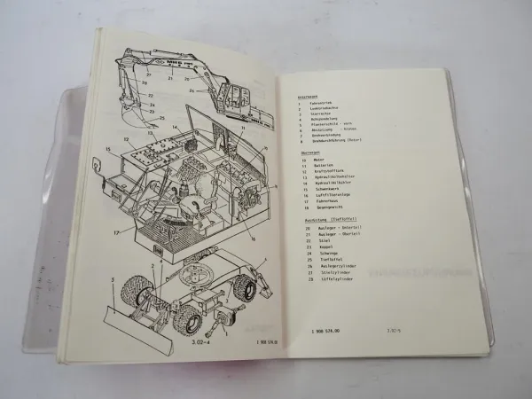 O&K MH6 PMS Bagger Bedienungsanleitung Betriebsanleitung