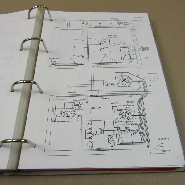 O&K MH6 PMS Teilekatalog Ersatzteilkatalog Schaltplan Elektrik Hydraulikbagger