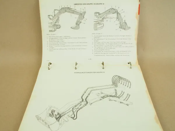 O&K RH10 Bagger Betriebsanleitung Ersatzteilliste Orenstein & Koppel 1967