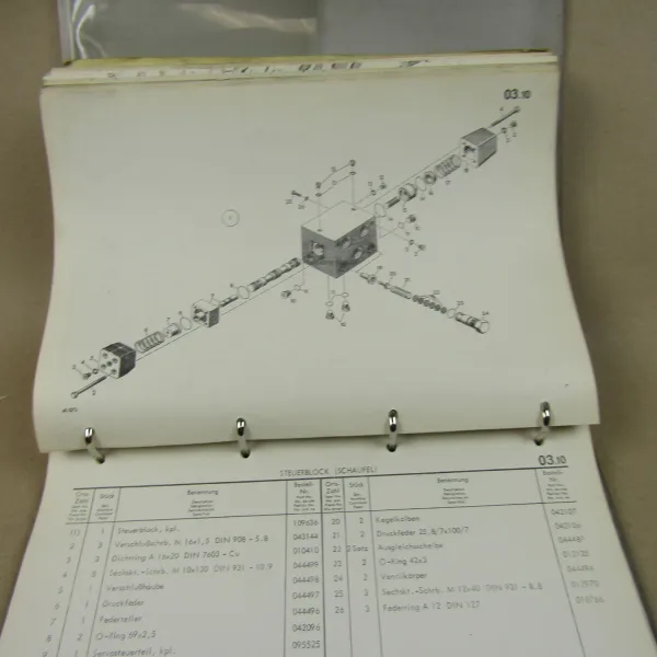 O&K RH14 Bagger Bedienung Wartung Schaltpäne Ersatzteilkatalog 1970