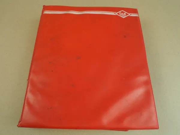 O&K RH20 PMS Hydraulikbagger Bedienung Wartung Inspektion Ersatzteilkatalog