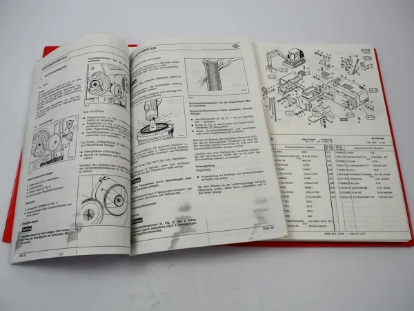 O&K RH2.4 Bagger Betriebsanleitung Ersatzteilliste Schaltplan Elektrik Hydraulik