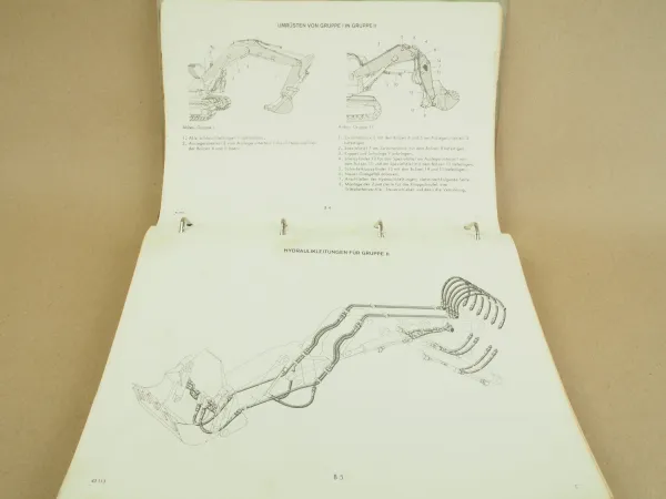 O&K RH25 Bagger Betriebsanleitung Ersatzteilkatalog Schaltpläne Spare Parts List