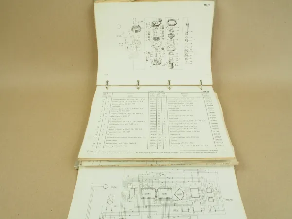 O&K RH25 Bagger Betriebsanleitung Ersatzteilkatalog Schaltpläne Spare Parts List