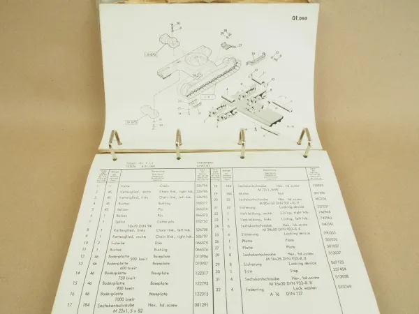 O&K RH25 Betriebsanleitung Ersatzteilliste Schaltpläne Spare Parts List