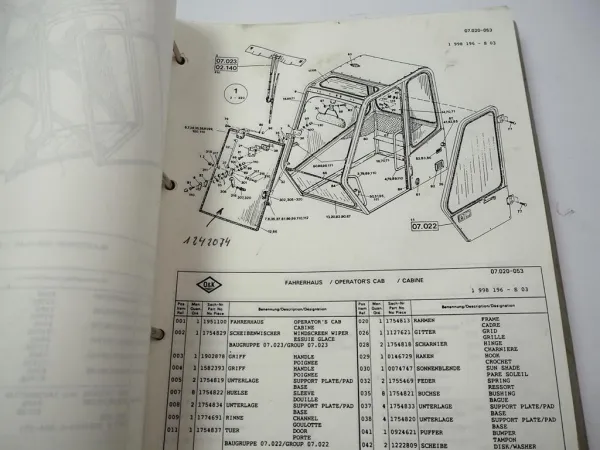 O&K RH5 PMS Hydraulikbagger Ersatzteilliste Parts List Schaltpläne ca. 1990