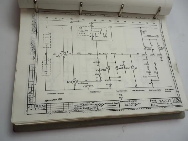 O&K RH5 PMS Hydraulikbagger Ersatzteilliste Parts List Schaltpläne ca. 1990