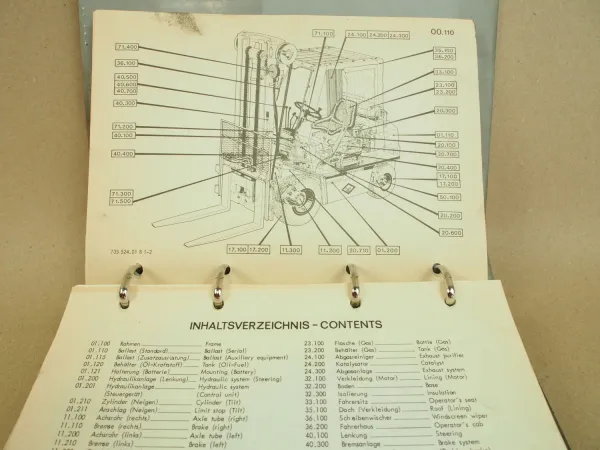 O&K V30 Betriebsanleitung Ersatzteilliste Ersatzteilkatalog 1977