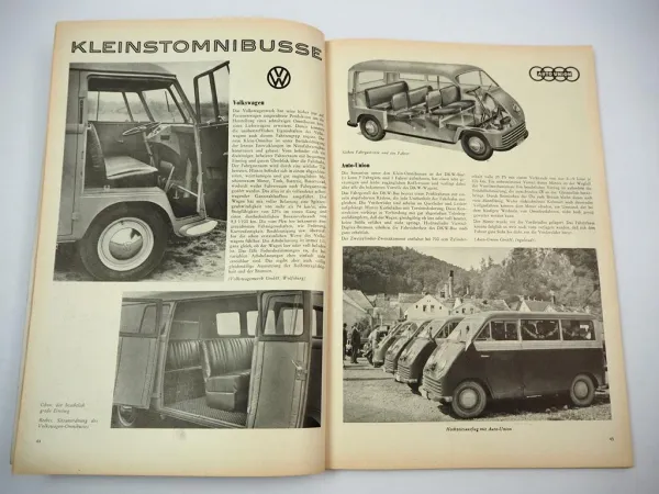 Omnibus Revue Zeitschrift Heft Nr. 1 Vogel Verlag München 1950