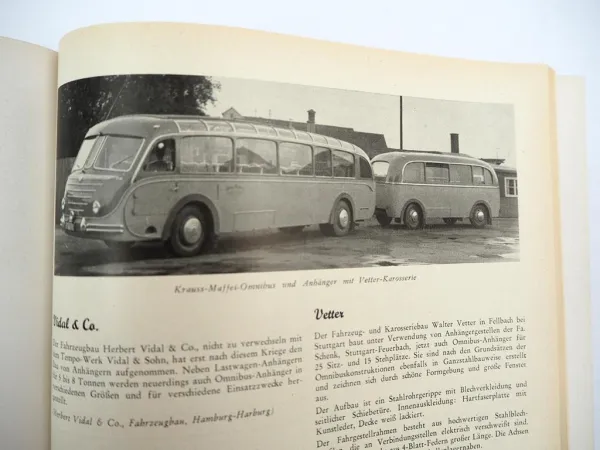 Omnibus Revue Zeitschrift Heft Nr. 1 Vogel Verlag München 1950